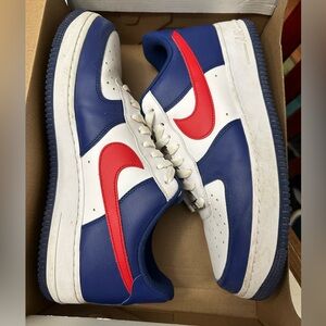 Nike size 10
Air Force 1 ‘07 
CZ 9164-100 
White/ University Red
